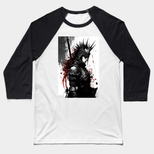 Gothic Punk Medieval Knight Baseball T-Shirt